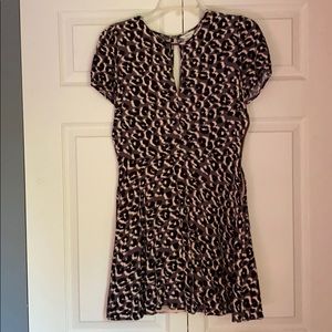 Leopard print dress